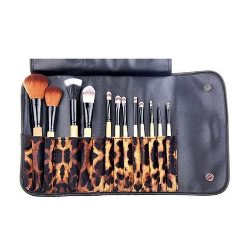 12-Piece : Makeup Brush Set with Case