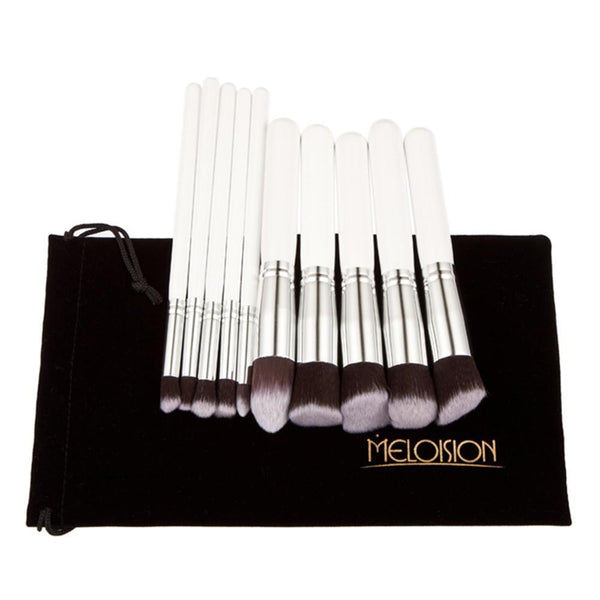 10-Piece Set : Flawless Finish Makeup Brushes