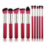 10-Piece Set : Flawless Finish Makeup Brushes