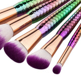 5-Piece Set: Rainbow Makeup Brushes