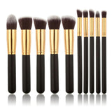 10-Piece Set : Flawless Finish Makeup Brushes
