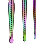 5-Piece Set: Rainbow Makeup Brushes