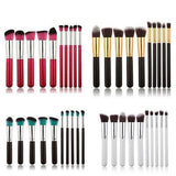 10-Piece Set : Flawless Finish Makeup Brushes
