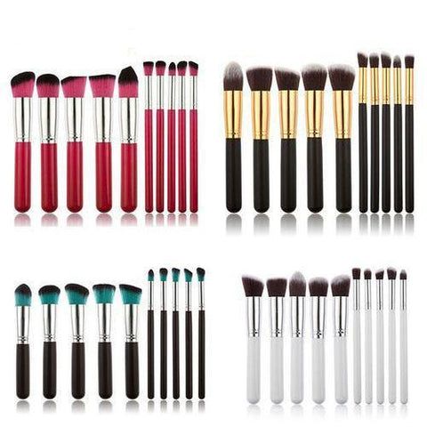 10-Piece Set : Flawless Finish Makeup Brushes