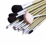 19-Piece : Professional Makeup Brush Set with World-Map Pouch