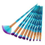 10-Pack: Diamond  Makeup Brush Collection