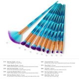 10-Pack: Diamond  Makeup Brush Collection