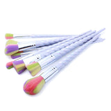 10 Piece Fascinating Unicorn Makeup Brush Set