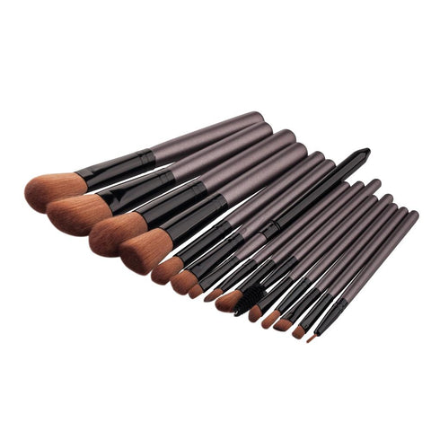 15-Piece Set: Essential Makeup Brushes