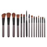 15-Piece Set: Essential Makeup Brushes