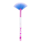 7-Piece Set: Glitter Makeup Brushes with Storage Pouch
