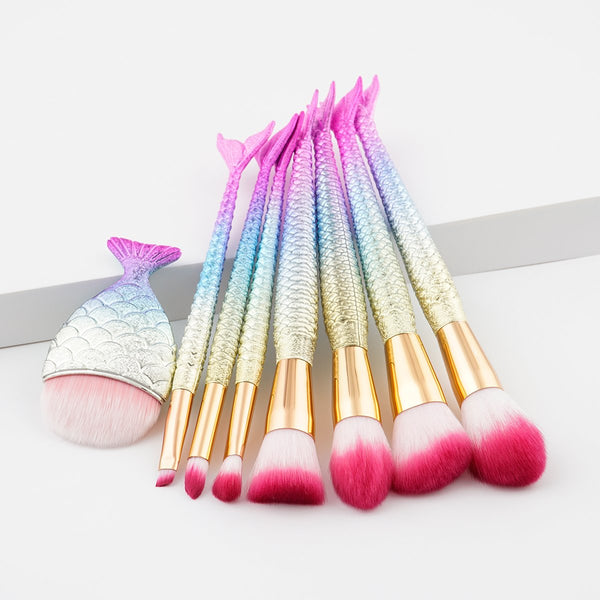 8-Piece Set: Under the Sea Makeup Brushes