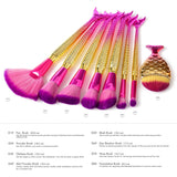 8-Piece Set: Under the Sea Makeup Brushes