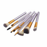 12-Piece : Professional Gold Dust-Colored Makeup Brush Set