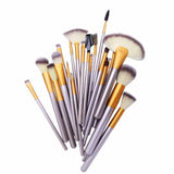 12-Piece : Professional Gold Dust-Colored Makeup Brush Set