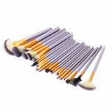 12-Piece : Professional Gold Dust-Colored Makeup Brush Set