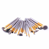 12-Piece : Professional Gold Dust-Colored Makeup Brush Set