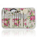 12-Piece : Makeup Brush Set with Case