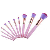 10-Piece : Mermaid Makeup Brush Set