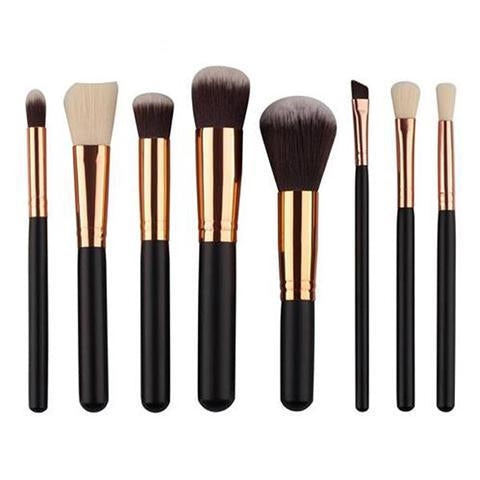 8-Piece Princess Makeup Brush Set