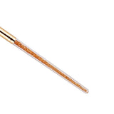Set of 3 or 6 : Professional Crystal Blending Makeup Brush with Rhinestone Acrylic Smooth Handle