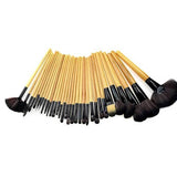 32-Piece : Professional Makeup Brush Set with Vegan-Leather Case