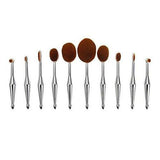 10PC : Round Makeup brushes
