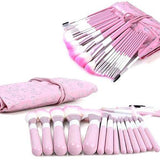 24-Piece : Professional Makeup Brush Set with Carrying Case