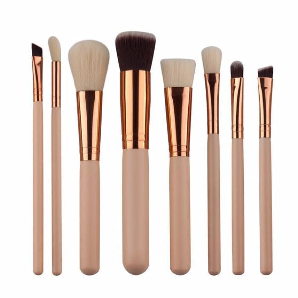 8-Piece Princess Makeup Brush Set